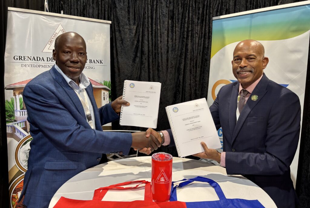 GRENADA DEVELOPMENT BANK SIGNS CREDIT RISK ABATEMENT FACILITY (CRAF) MASTER GUARANTEE AGREEMENT WITH CARICOM DEVELOPMENT FUND