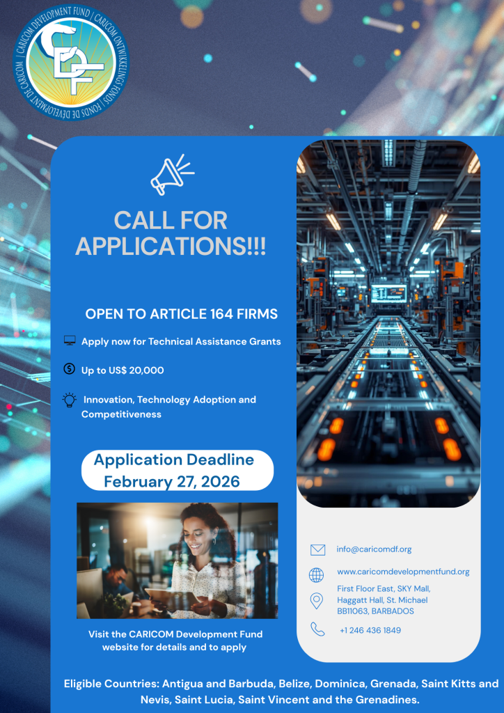 Call for Proposals – Technical Assistance Grant Programme for Article 164 Industries